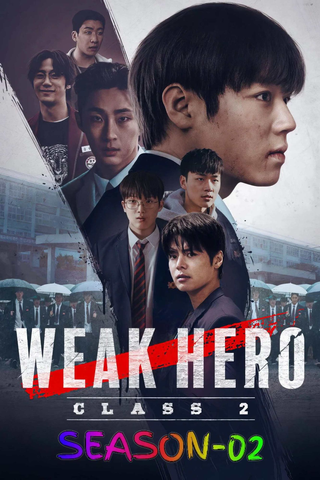 Weak Hero S02 (2025) (Hindi + English) Dual Audio Completed Web Series HEVC ESub Poster