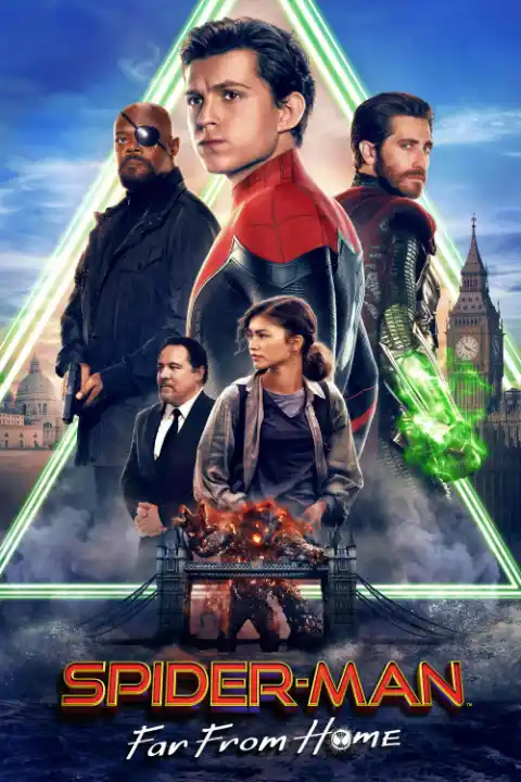 Spider Man Far from Home (Hindi + English) Dual Audio Hollywood Movie BluRay HD ESub