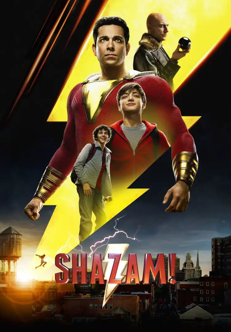 Shazam  (Hindi + English) Dual Audio Hollywood Movie BluRay HD ESub